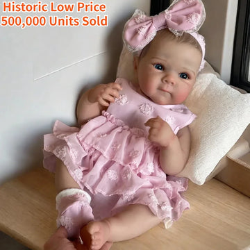 18 Inch Bettie Bebe Reborn Full Body Soft Silicone Girl Reborn Baby Doll With Painted Lifelike Hair Bebe Reborn Toys